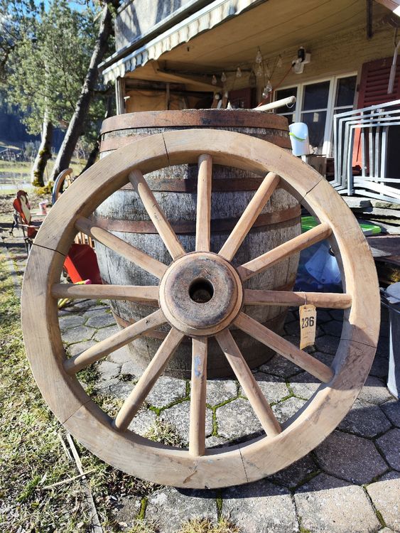 Altes Wagenrad / Deko Garten (ca. 120cm) Kaufen auf Ricardo