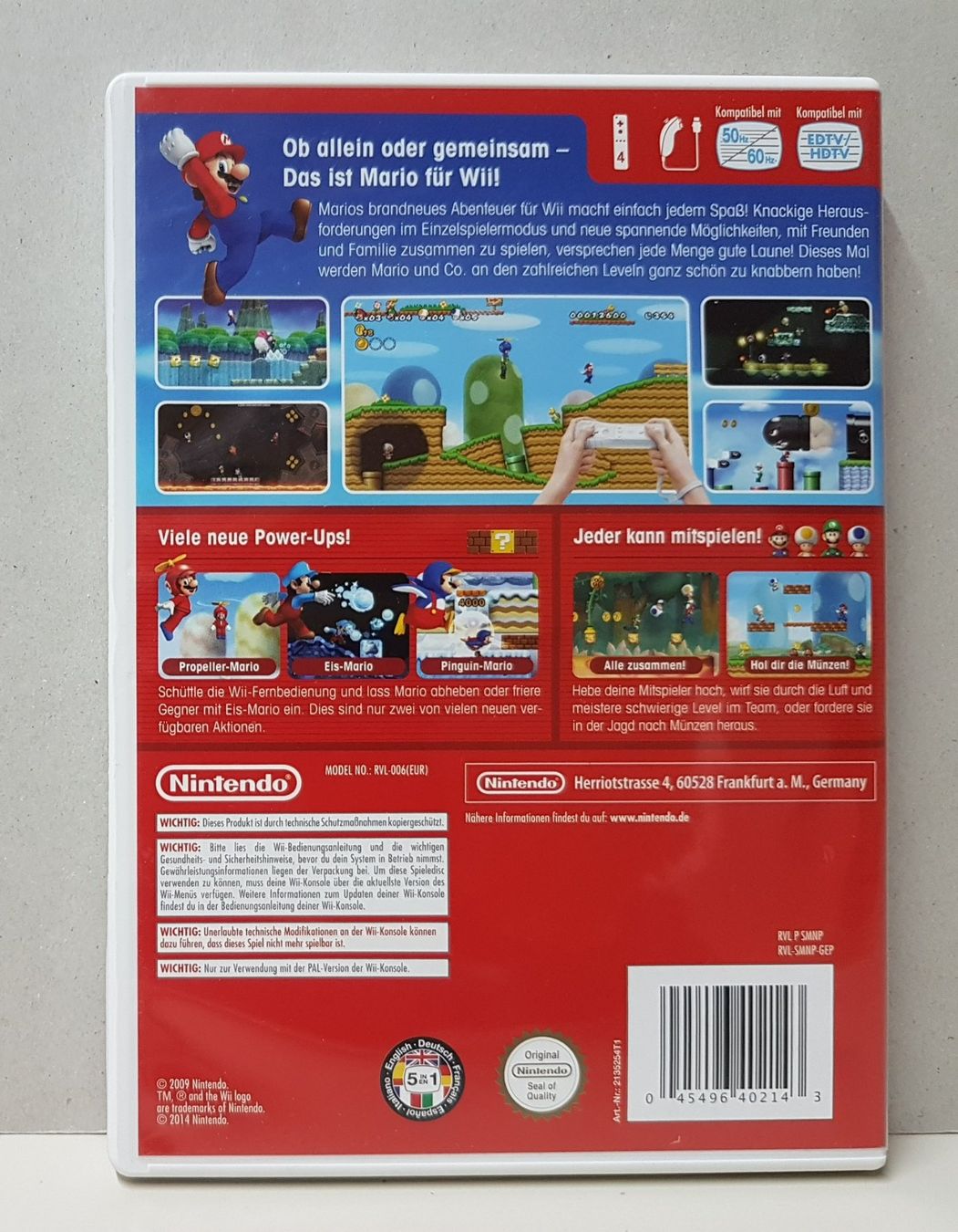 Nintendo Giochi: New Super Mario Bros. allein oder gemeinsam mit Mario   Wii – Usato da Schüpfheim venduto da Games_Spielkonsolen 2