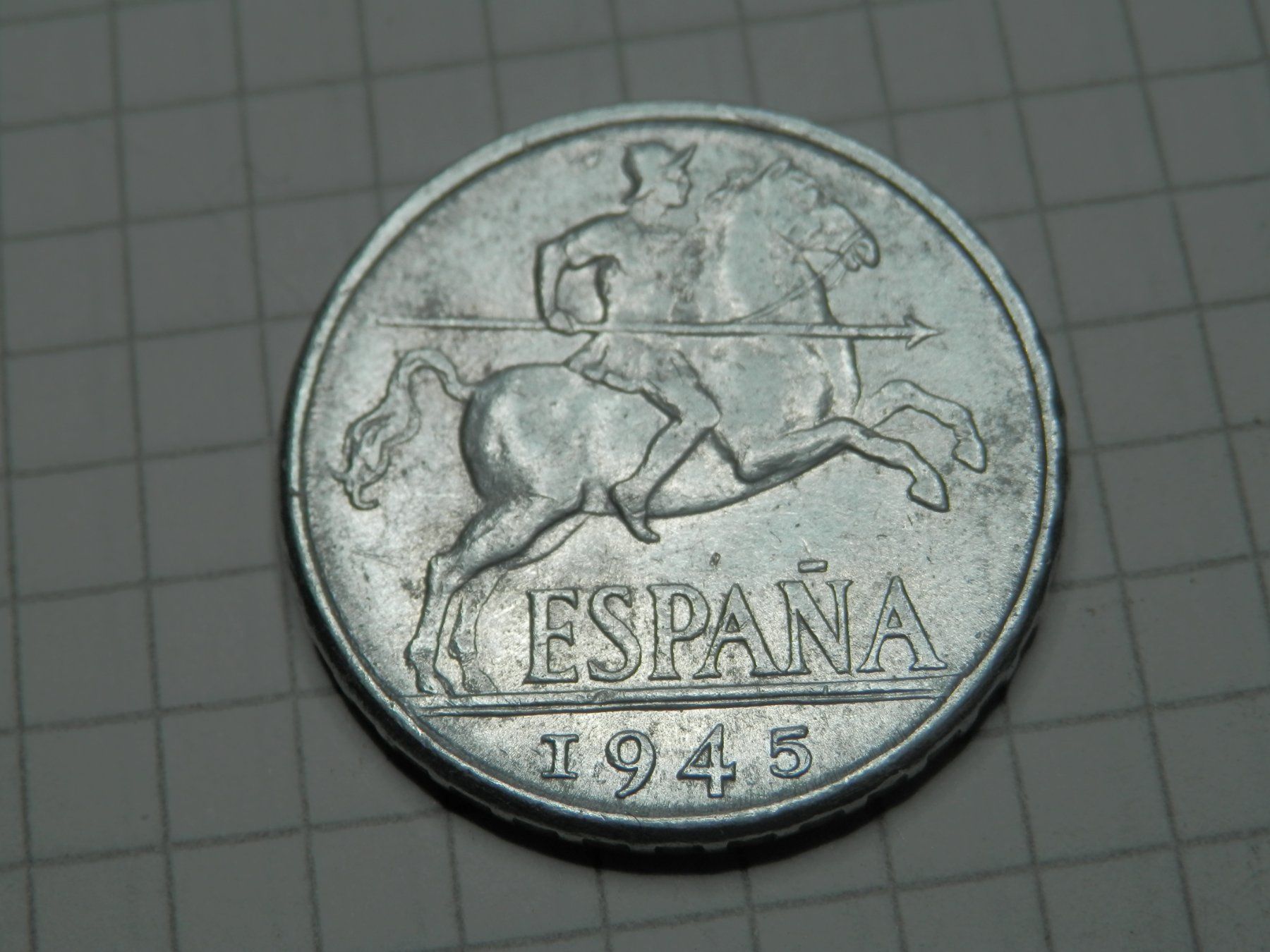 Tutti le monete: Spanien 10 Centimos, 1945 – Usato da Weiach venduto da weiach81