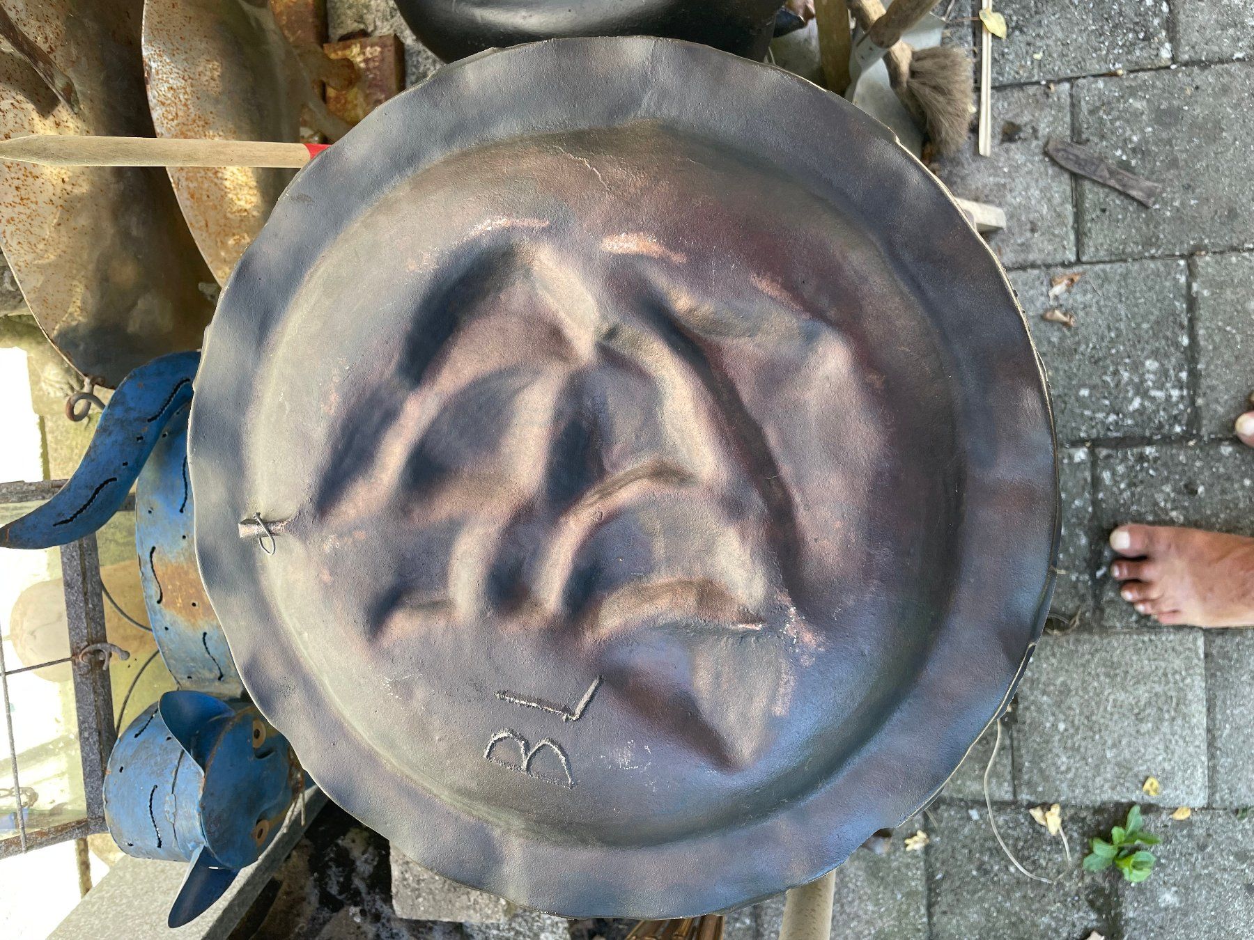 Assiettes: Bronce-Relief-Teller – D'occasion à Forch par ESELSTEIN 2
