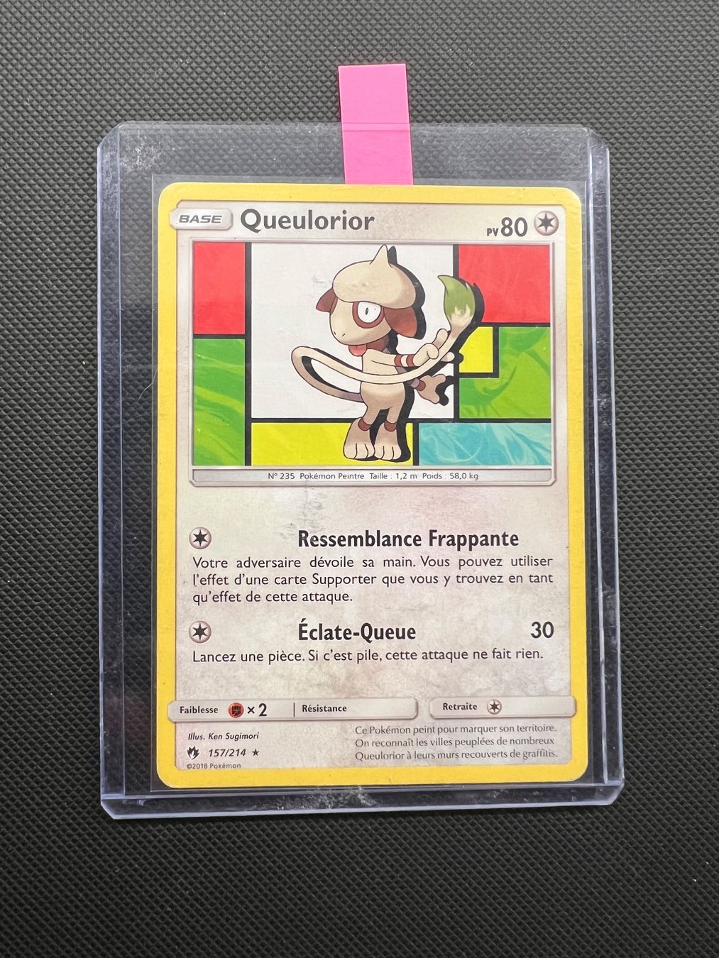 Pokémon Carte collezionabili: Pokemon Smeargle Queulorior #157 - FR – Usato da Pregassona venduto da X_vendeditutto