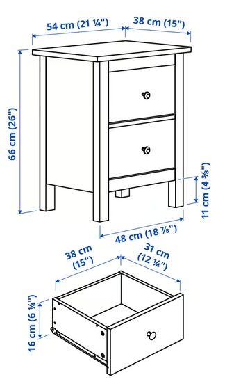 Tables de nuit: HEMNES Nachttisch – Neuf (Voir description) à Oberweningen par ana_5jyz 2