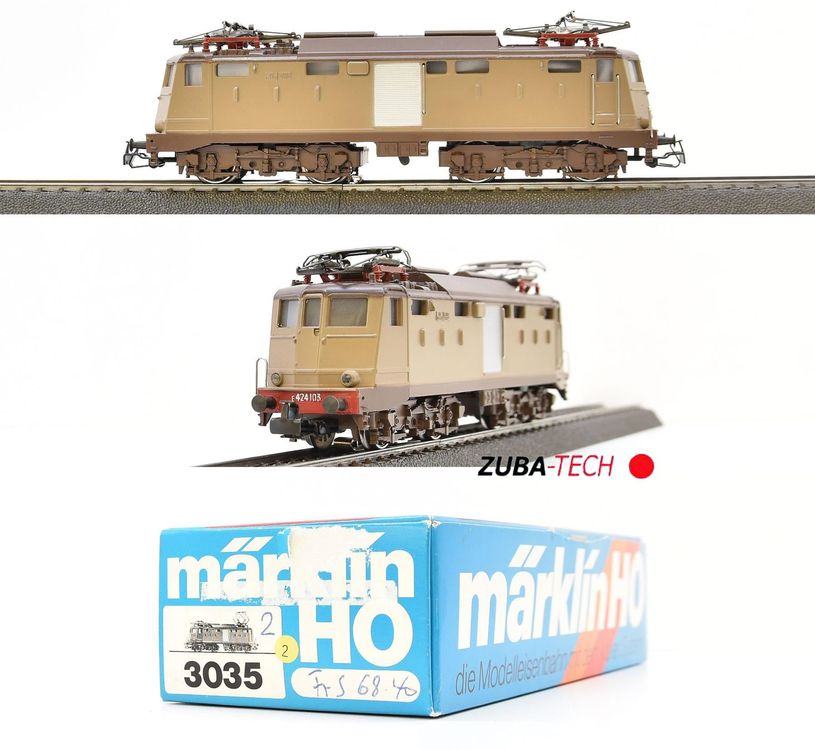 Märklin H0 E-Lok BR E 424 Der FS – Klassiker-Lokomotive Mit Mfx-Decoder, Scherenstromabnehmern, Castano/Isabella Farben