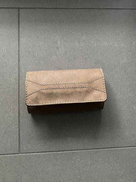 Borse: Tabaktasche mit Reissverschluss Naturleder – Usato da Trübbach venduto da alf_5fpf