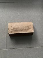 Tabaktasche mit Reissverschluss Naturleder