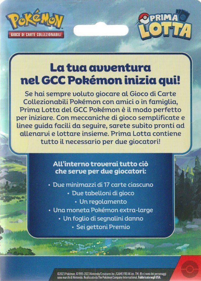 Pokémon Cartes à collectionner: POKEMON STARTER SET PRIMA LOTTA  PIKACHU - BULBASAUR – Neuf avec emballage d'origine à Vezia par Aquarius_Age 1