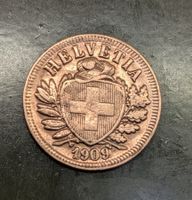 2 Rappen 1909 (Bronze)