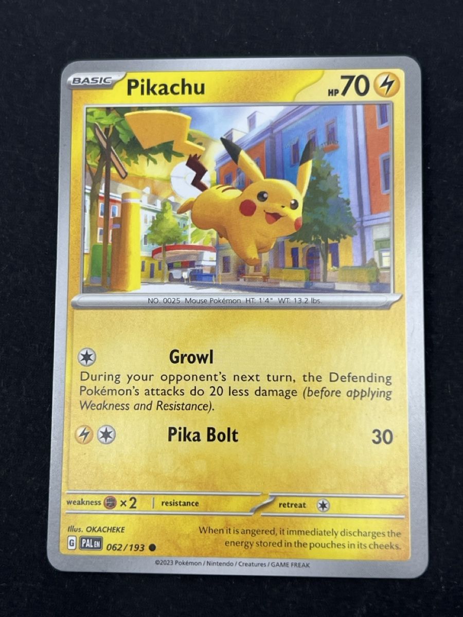 Pokémon Sammelbilder & Trading cards: Pikachu Pokemon Karte 062/193 non Holo 🇺🇸 – Gebraucht aus Diegten von 5shop7