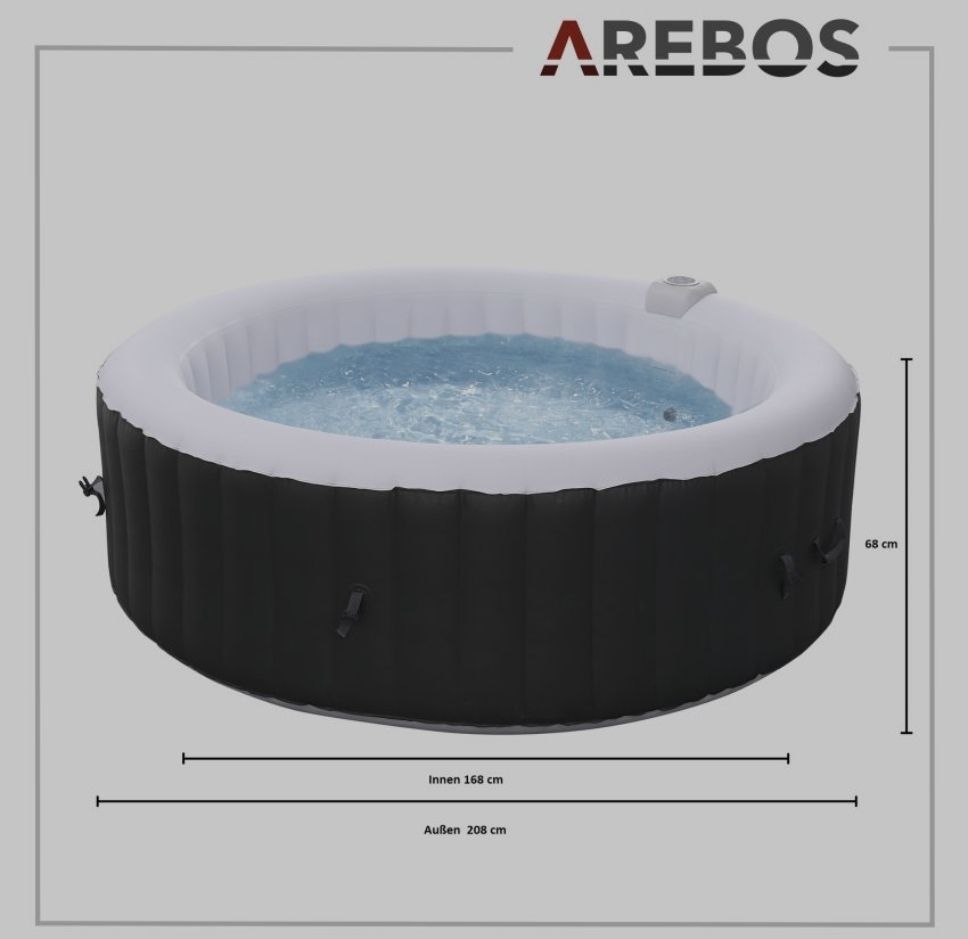 Whirlpool: Spa Pool Rome rund 2400W - NEU – Nuovo (secondo la descrizione) da Nebikon venduto da warendiscount 4