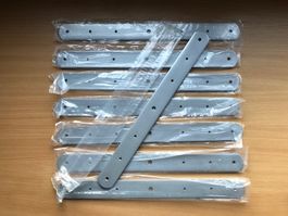 Metallschienen 8er-Set (41.5 x 4.0 x 0.5 cm)