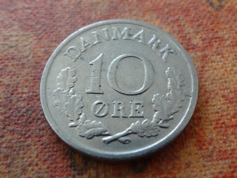 Toutes les monnaies: DANEMARK  10  Ore  1967 – D'occasion à Romanel-sur-Lausanne par Swift13 1