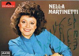 Nella Martinetti 1946-2011 Original Autogrammfoto 10x15cm