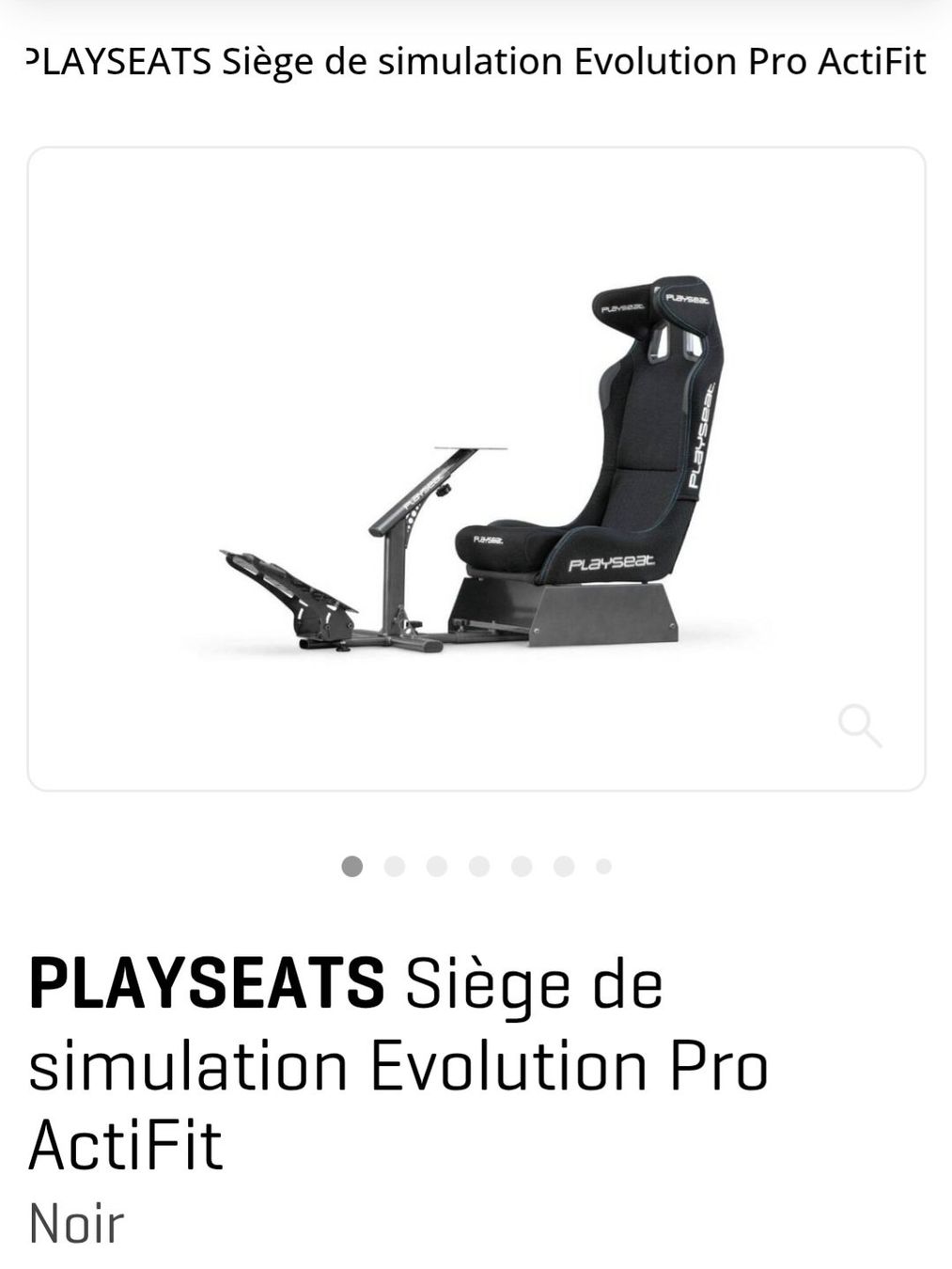 Playseat Sedie: Playseat Evolution Pro – Usato da Féchy venduto da Diogo_Neves96 3