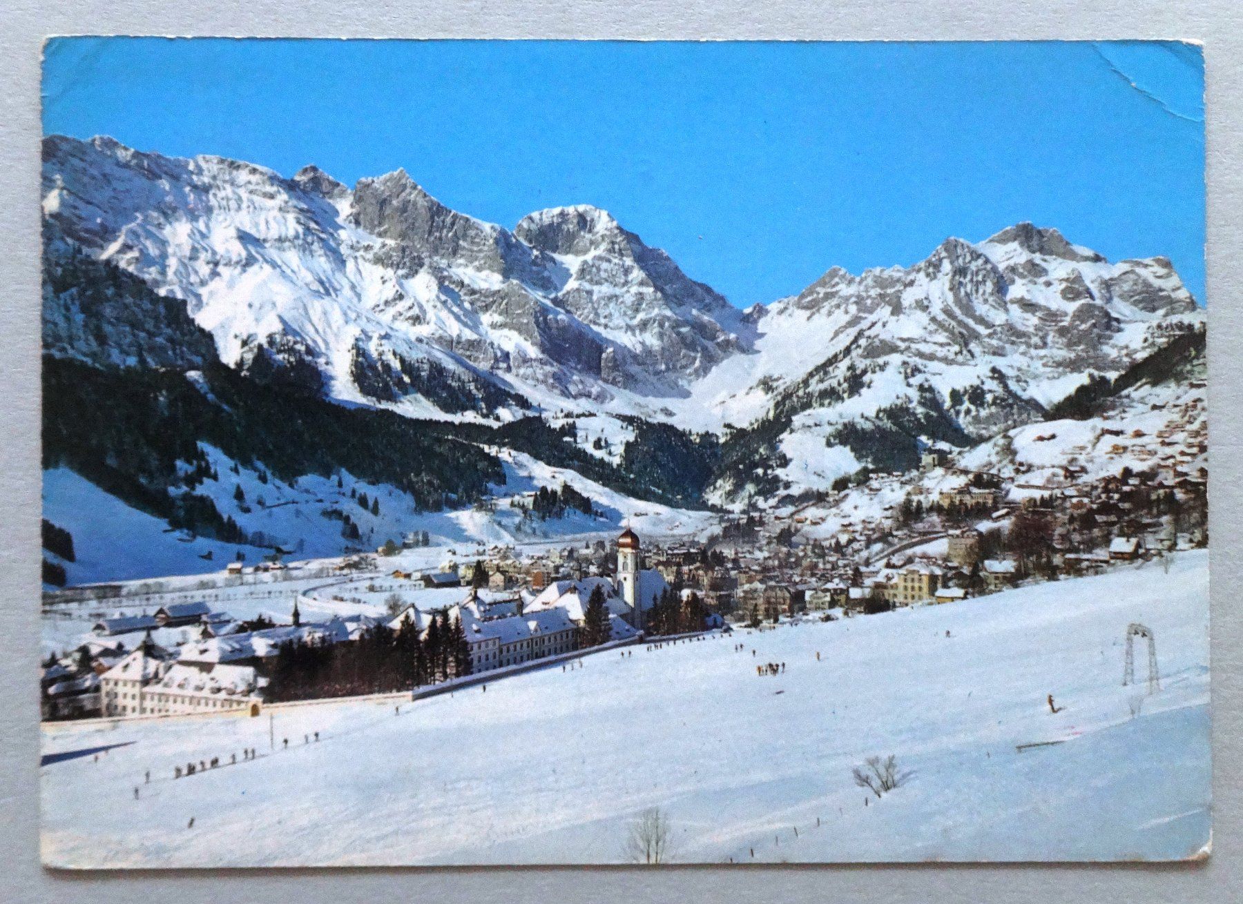 Ansichtskarten: Engelberg gegen den Juchlipass – Gebraucht aus Fétigny von Billy2miny