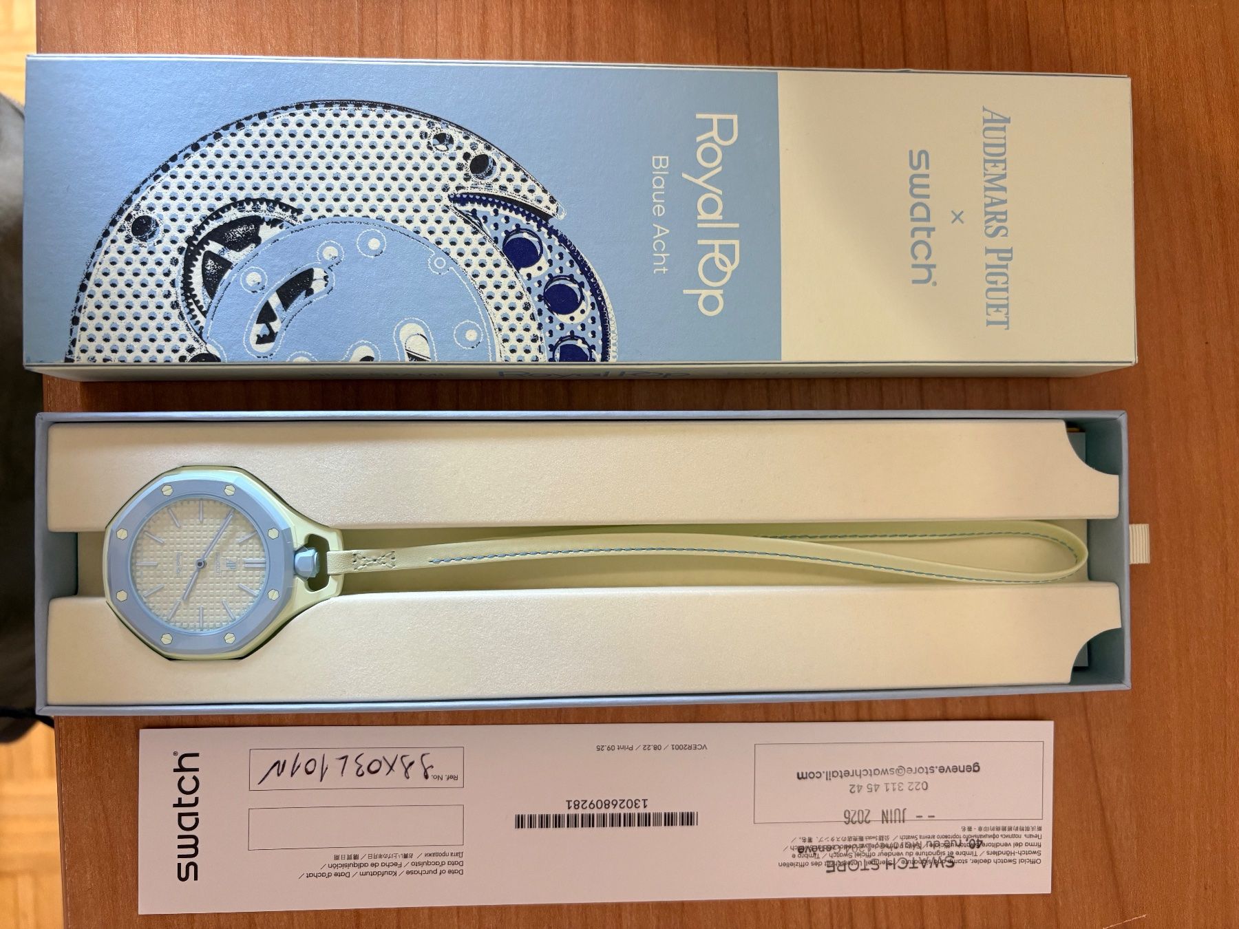 Swatch Orologi: Swatch X AP - Blau Acht – Nuovo e nell'imballaggio originale da Carouge GE venduto da mvi_8xfx 1