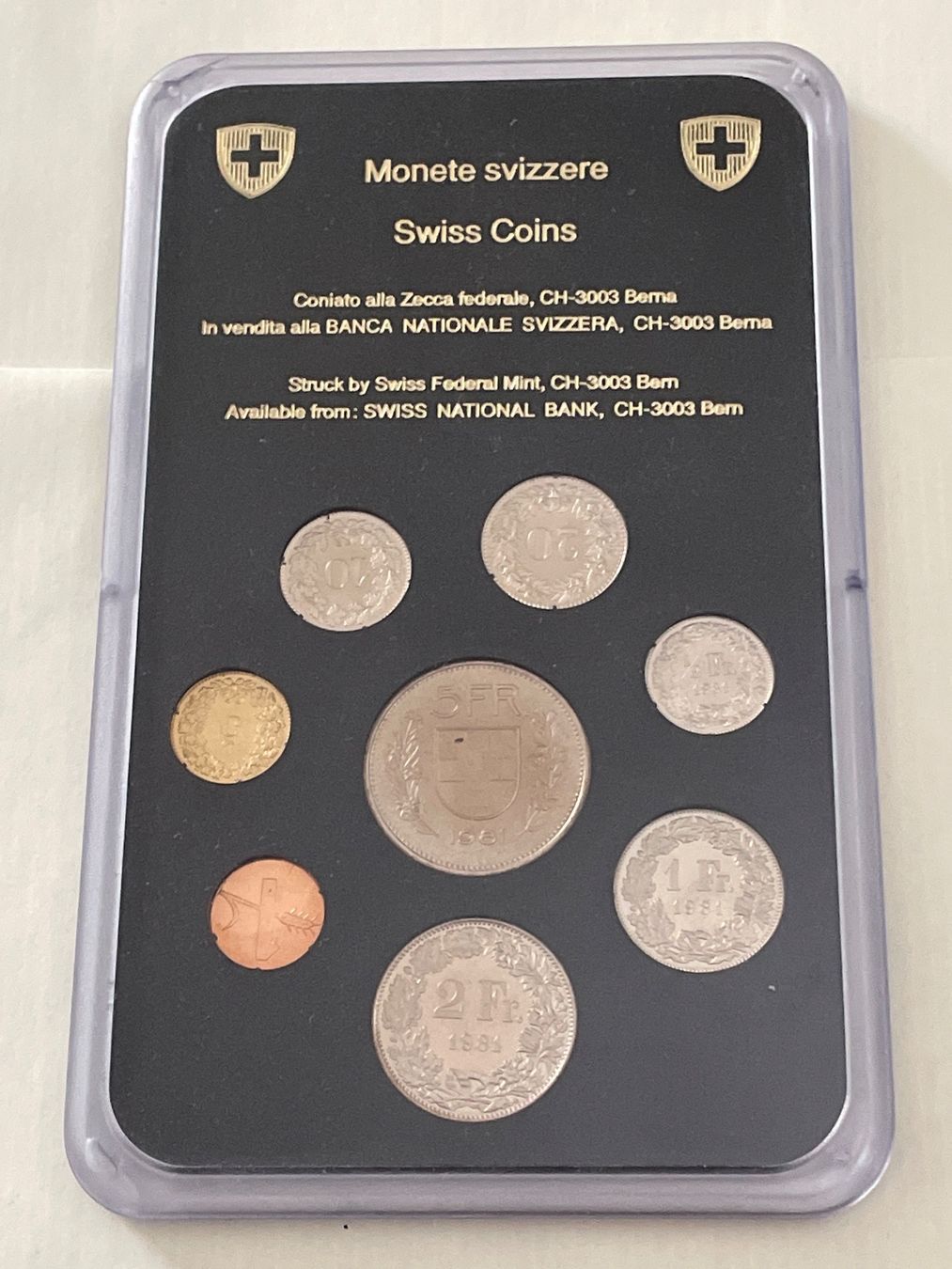 Alle Münzen: Münzsatz Schweiz 1981 Stgl – Neu und originalverpackt aus Schlossrued von Tkanada