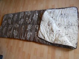 1 Schlafsack braun-natur - atmungsaktiv gute Qualität