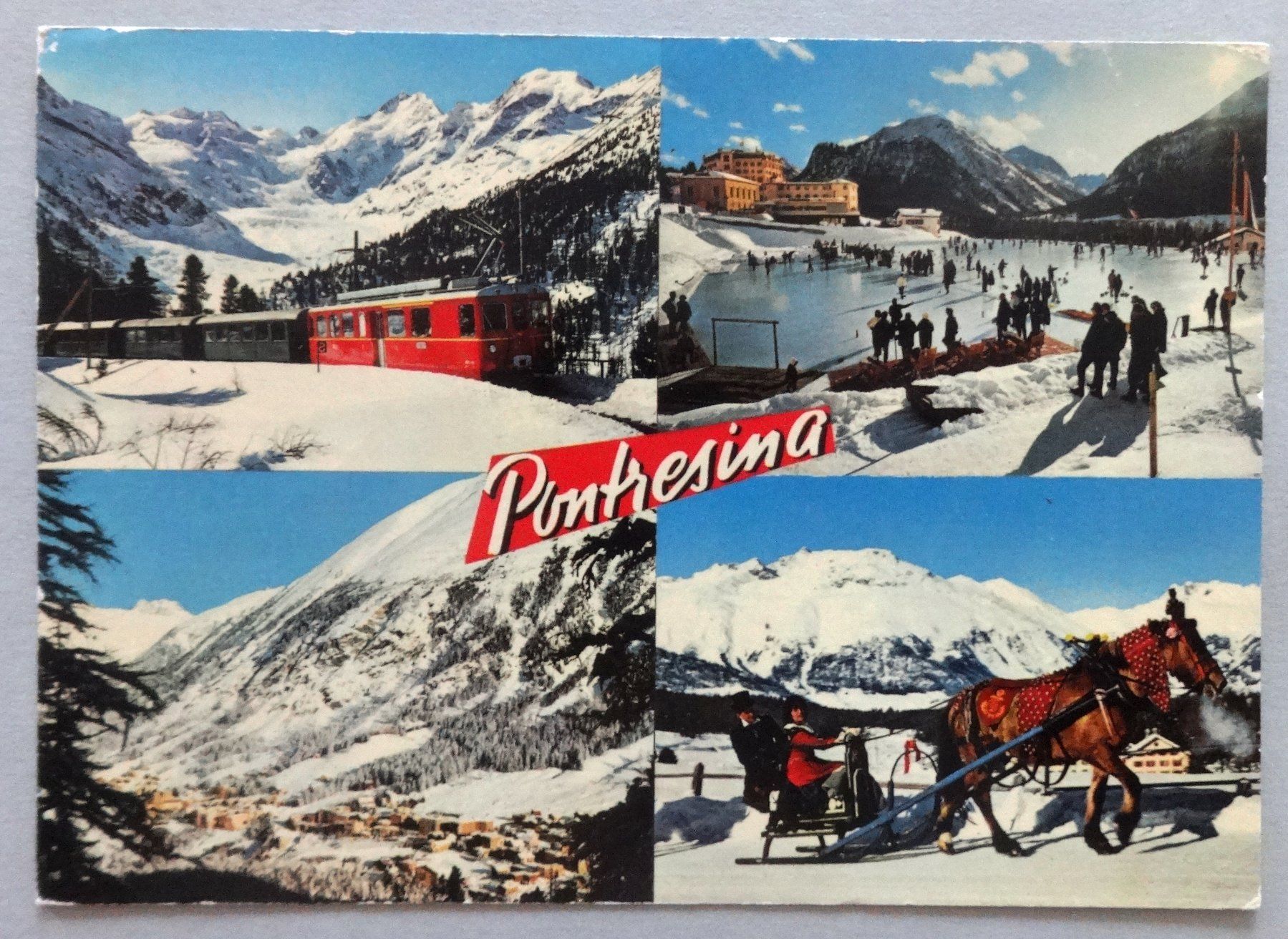 Cartoline postali: Pontresina – Usato da Fétigny venduto da Billy2miny