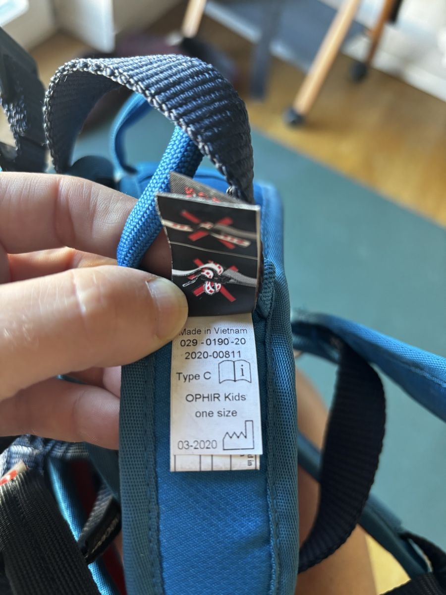 Mammut Kletterausrüstungen: Mammut Kinderklettergurt – Gebraucht aus Zürich von Onemorejo 2
