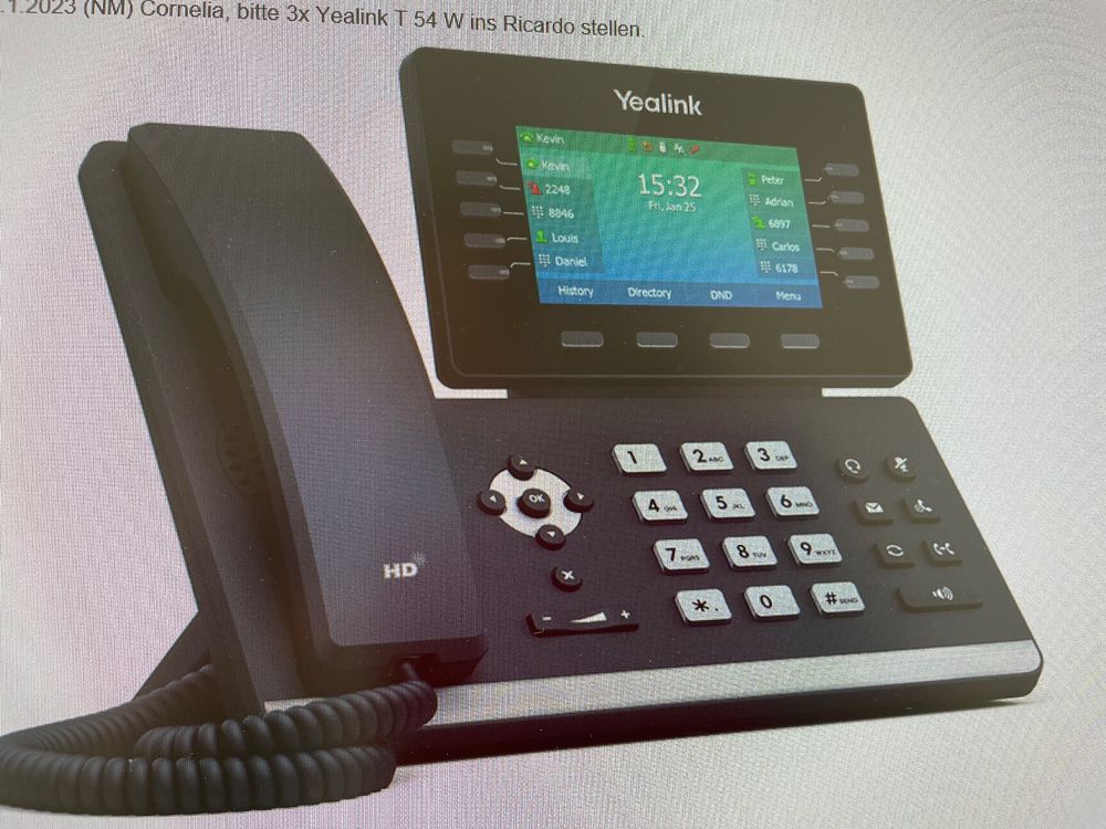 Yealink SIP T 54w Kaufen auf Ricardo