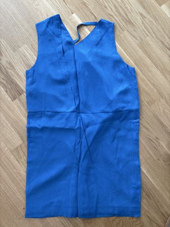 & other stories blue cobalt dress size 40 new