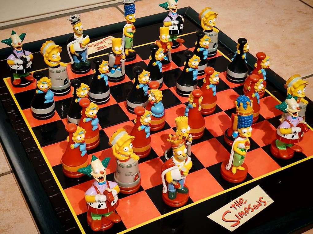 Giochi: Gioco scacchi 3D  Simpson Vintage – Usato da Cadenazzo venduto da Mulinacu 2