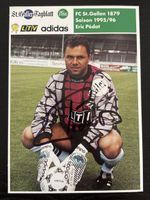 Signierte Sammlerkarte Eric Pédat FC St. Gallen