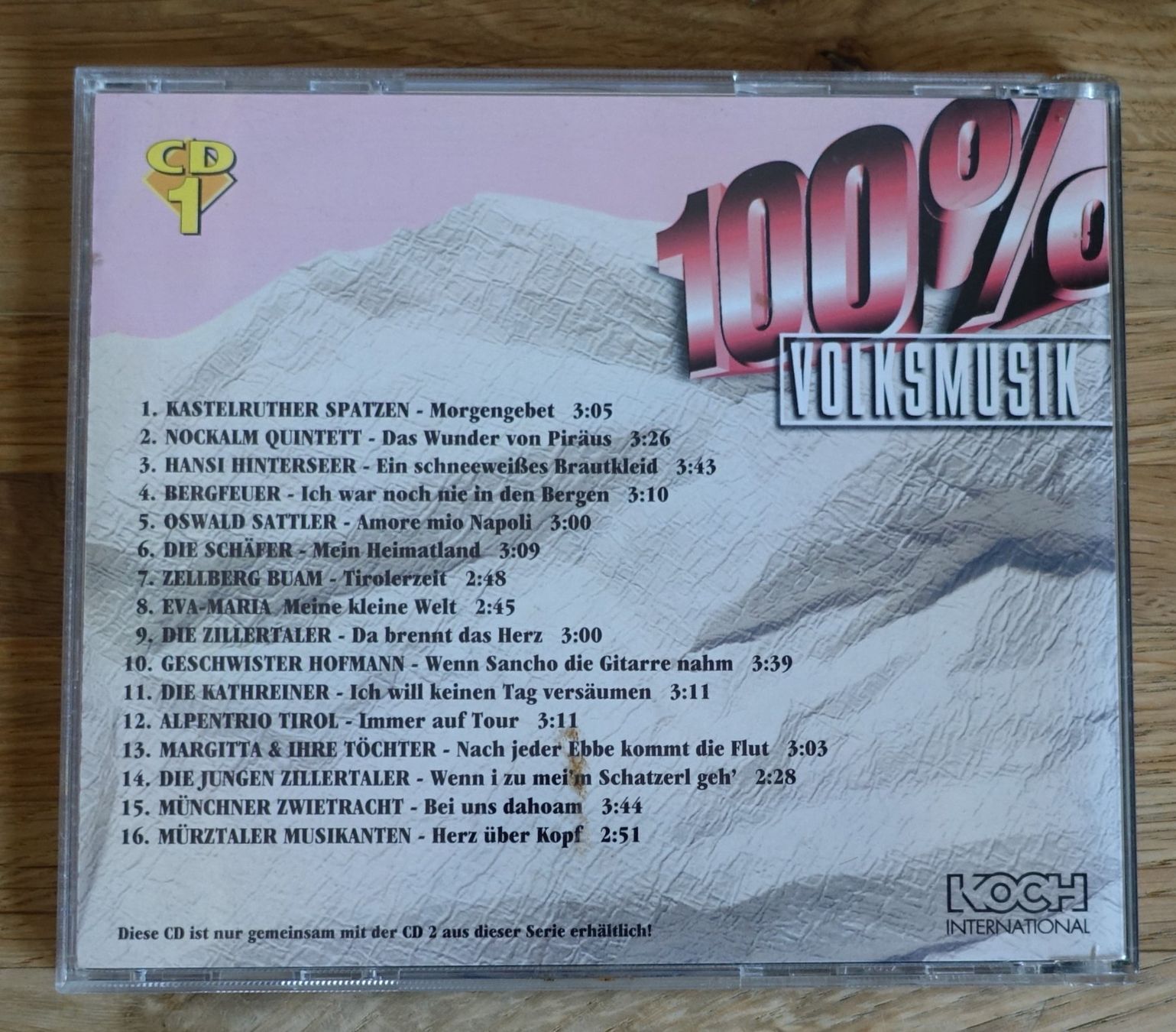 CD: 100% Volksmusik - CD 1 - F20 – Usato da Sessa venduto da fraenklishop 1