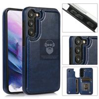 Schutzhülle Etui Leder Cover für Samsung Galaxy S23 Plus