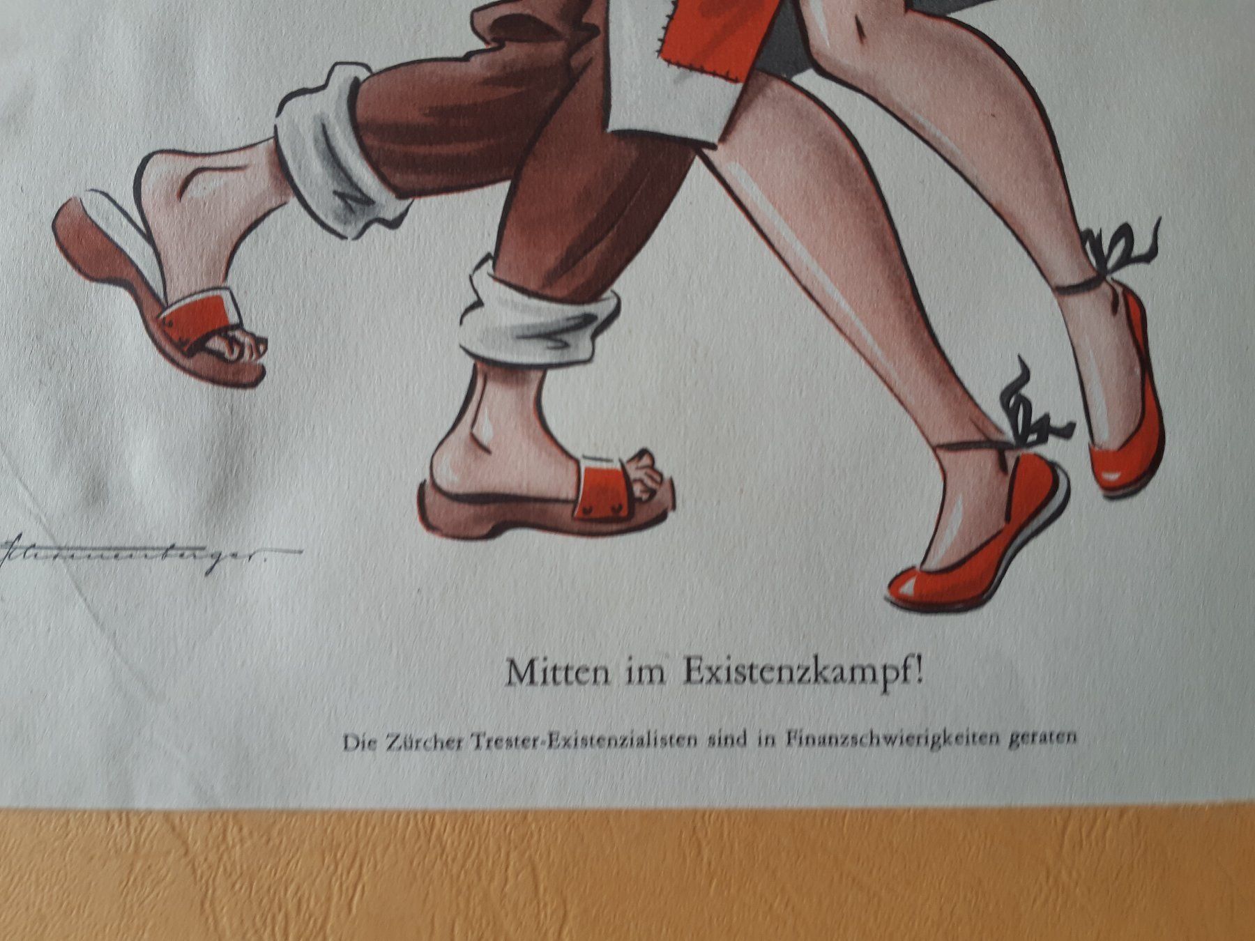 Grafica & Litografie: Nr 20 original Litho Nebelspalter – Usato da Grindelwald venduto da carro5 2