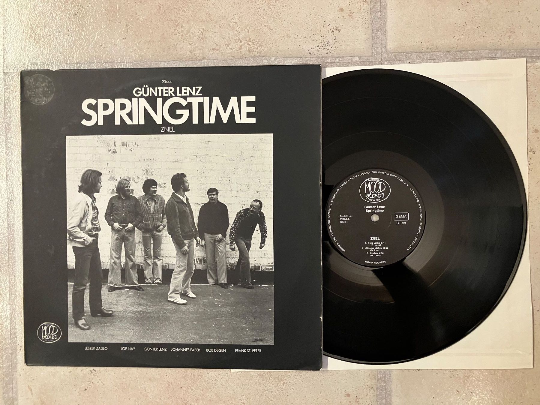 Schallplatten: Günter Lenz - Springtime, Jazz LP – Gebraucht aus Widen von DexterGordon