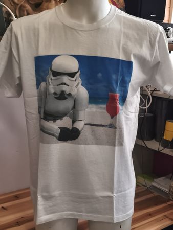Stormtrooper T-Shirt EMP weiss Grösse L neuwertig(A24)