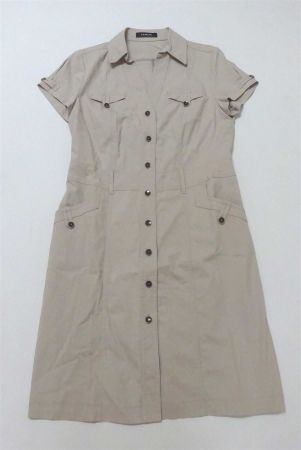 Taifun - Kleid - Safari Stil - beige - Grösse 40