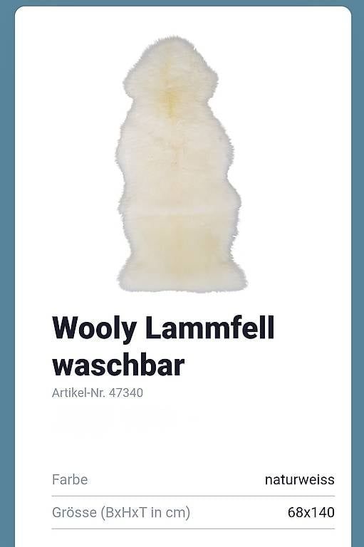 Coperte: Lammfell neu – Usato da Chur venduto da urs_lw7r