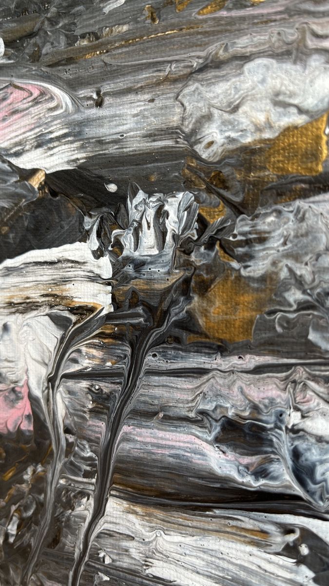 Dipinti: Abstraktes Acrylbild "Sturm" 20x20cm – Nuovo (secondo la descrizione) da Hochdorf venduto da Jasminurschel 2