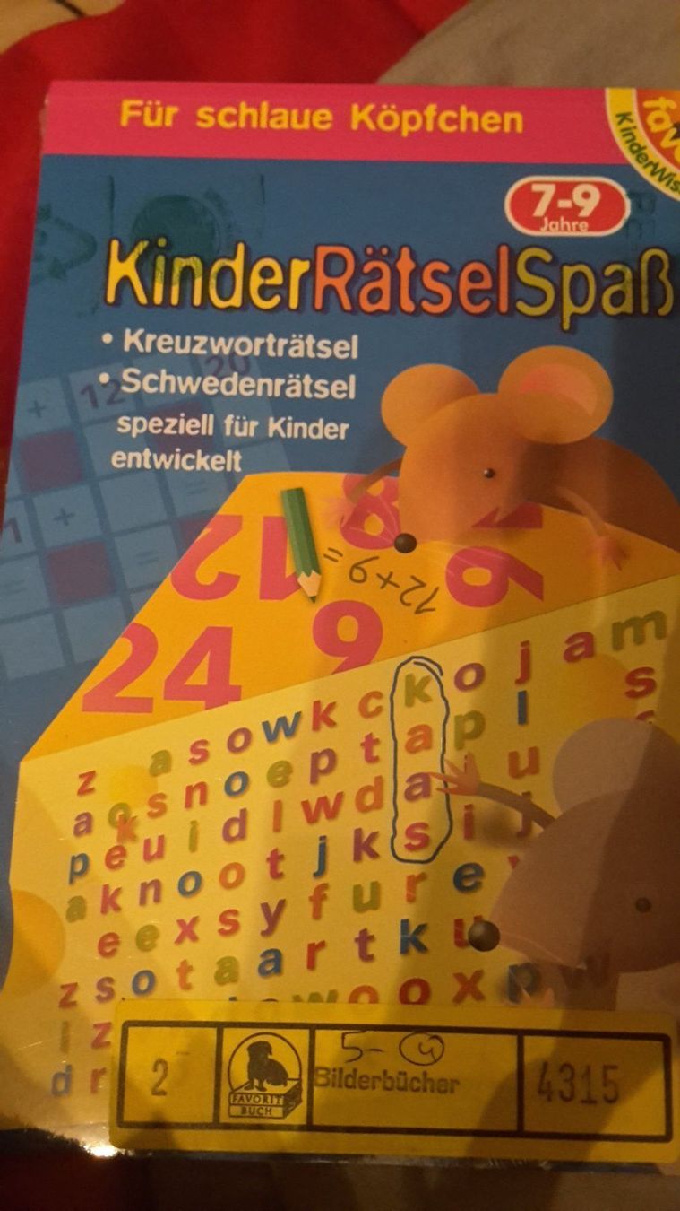 Giochi: 2 Būcher Kinderrätselspass – Nuovo e nell'imballaggio originale da Schwarzenburg venduto da Flamingo07 1