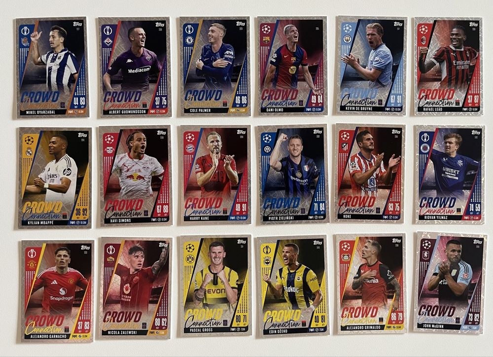 Topps Carte collezionabili: Match Attax - 18x Crowd Connection – Nuovo (secondo la descrizione) da Gasel venduto da Tom997