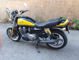 Kawasaki Zéphir 750, Moto Classique Noir Jaune, Bon état