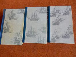 3x Schiffsroman - Forester Romane gebunden Schiff Nautica