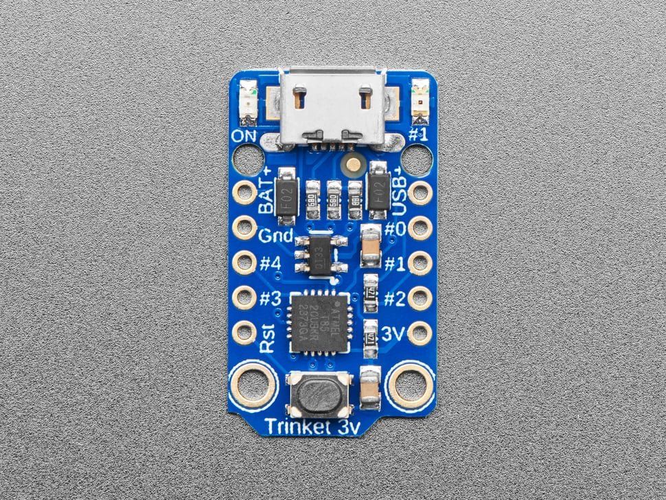 Elektronikbauteile: Adafruit Trinket Mini Microcontroller 3.3V Logic – Neu und originalverpackt aus Basel von tniederlaender