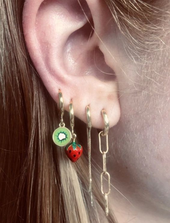 Ohrringe & -stecker: Ohrringe Erdbeeren – Neu und originalverpackt aus Würenlos von Abracadabra26 1