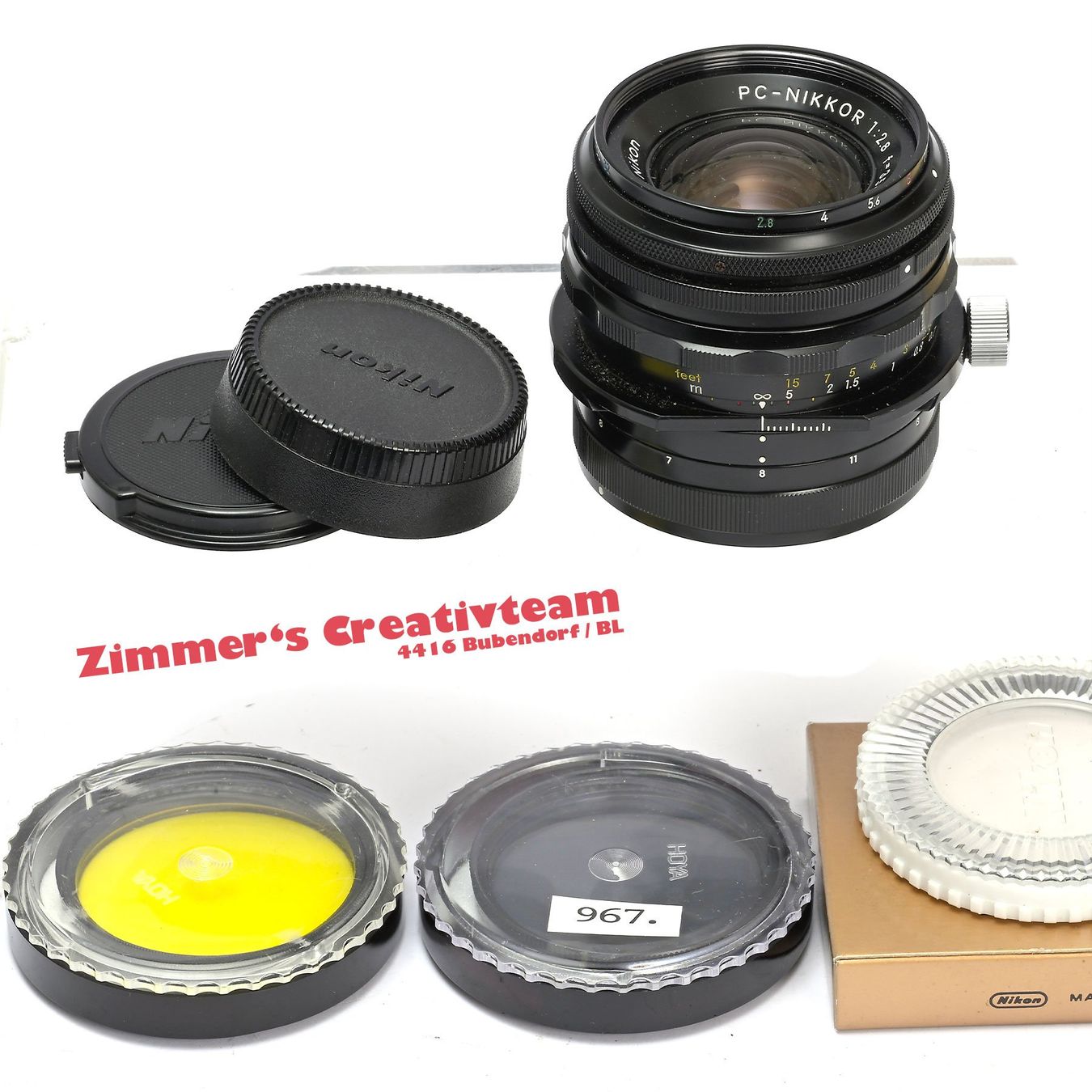 Nikon Obiettivi: PC-Nikkor 35mm 2.8, Nikon manuell + 3 Filter – Usato da Bubendorf venduto da zimmers_creativteam 1