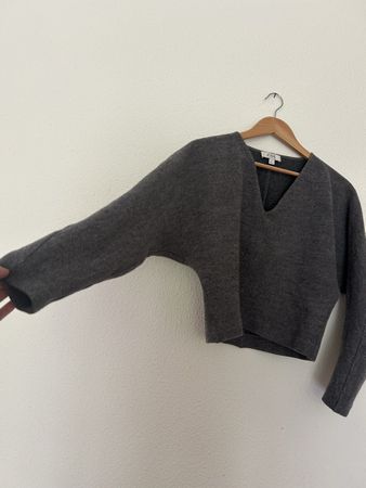 Pull COS gris en laine, taille XS – Top hiver chaud!