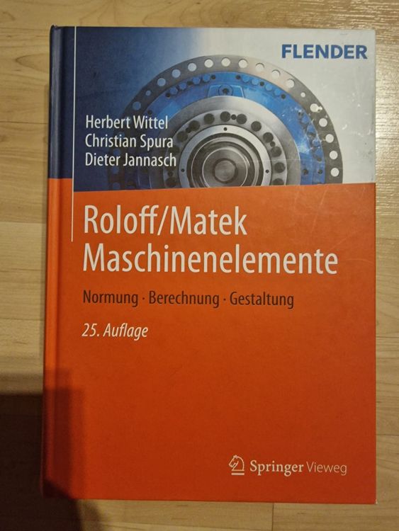 Roloff Matek Maschinenelemente 25. Auflage | Kaufen auf Ricardo