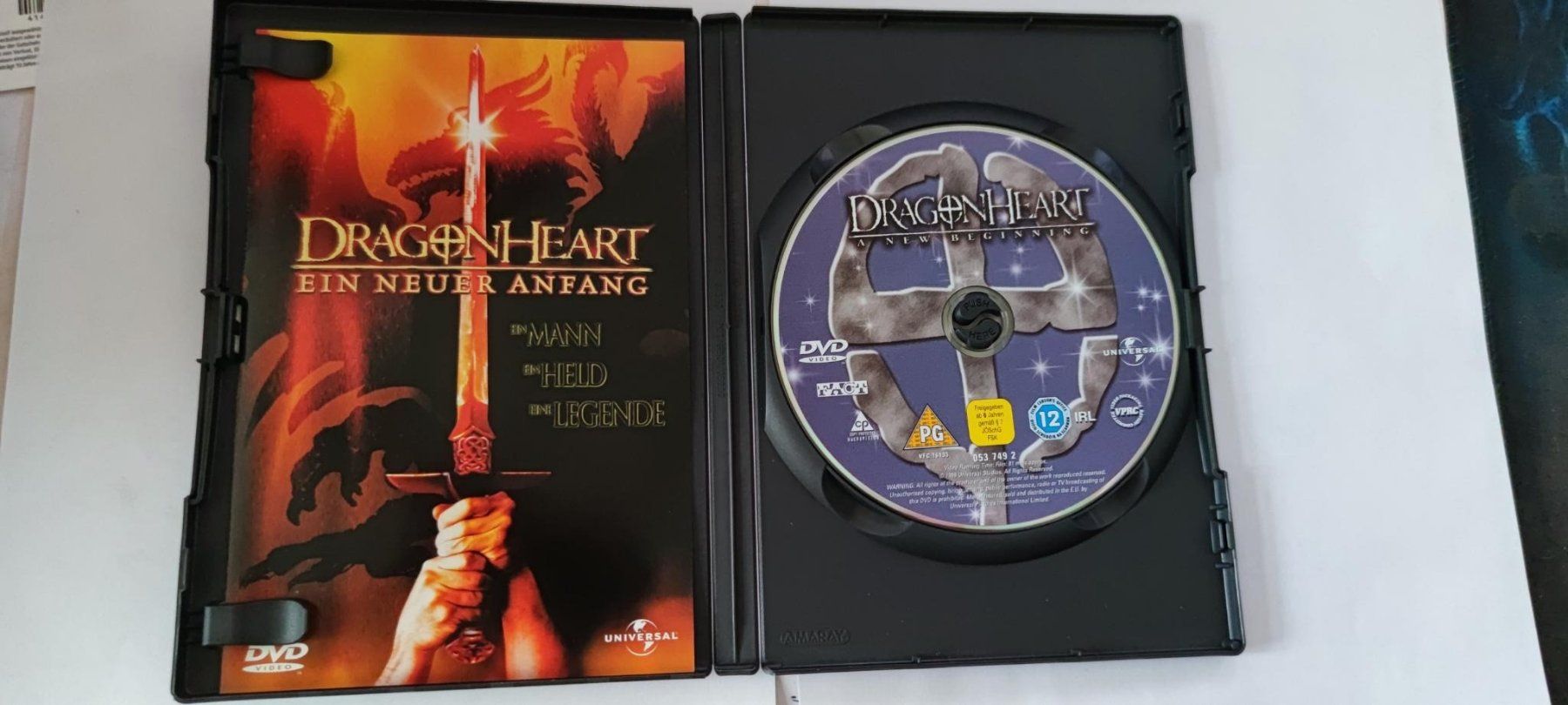 Tutti i DVDs: Dragon Heart - Ein Neuer Anfang – Usato da Laufenburg venduto da Toni5010 1