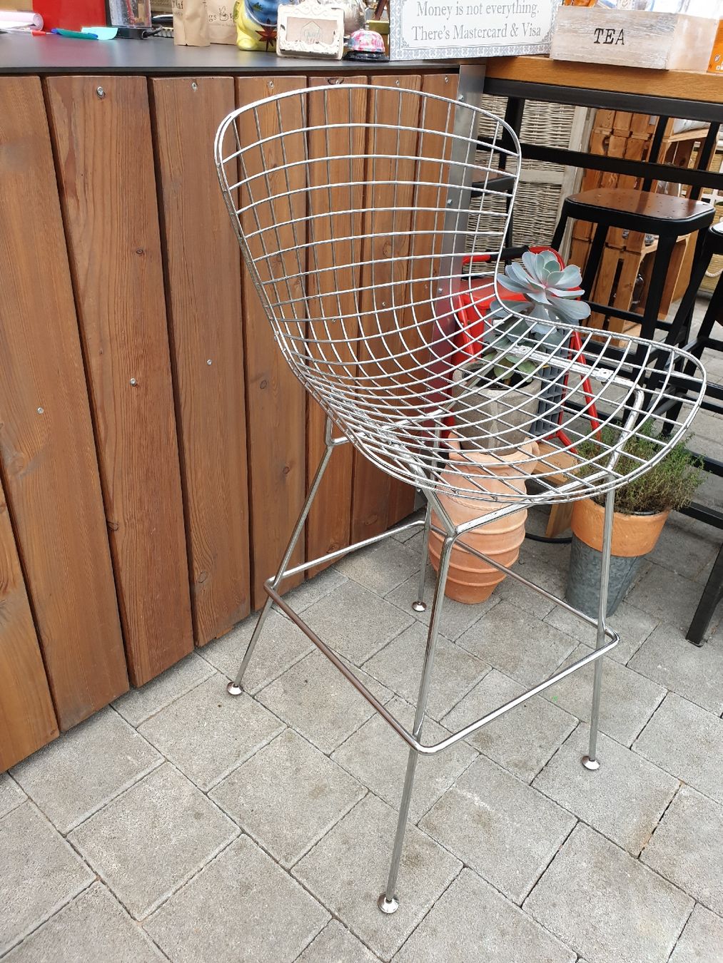 Sgabelli: Replika von Bertoia Knoll Barhocker – Usato da Feldbach venduto da Gwaechshuus 1