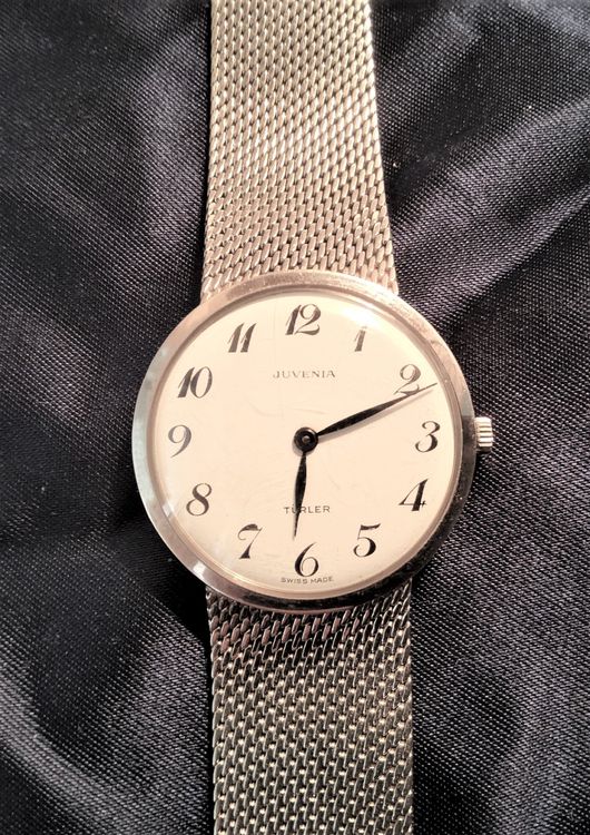 Sammler-Uhr JUVENIA TÜRLER Handaufzug Stainless Steel