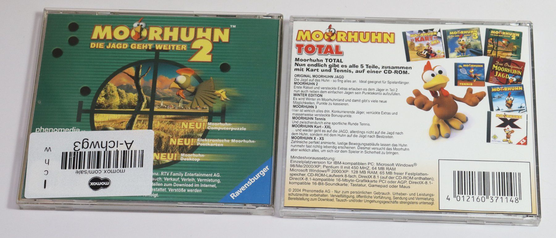 Giochi: Moorhuhn PC Spiele CD – Usato da Frick venduto da volvo850driver 2