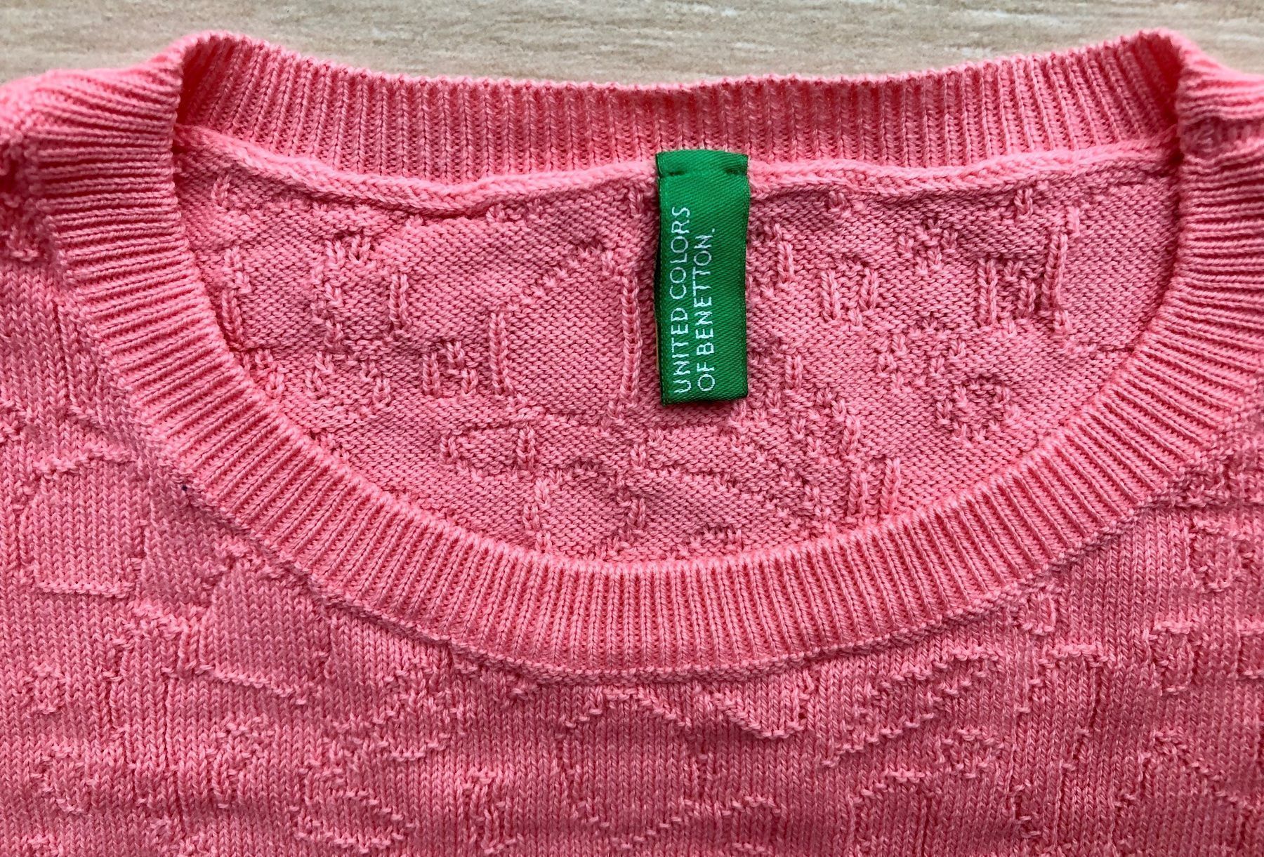 Benetton Maglioni & Felpe: Pull Benetton rose bi-matière 140/146 – Nuovo (secondo la descrizione) da Moutier venduto da chicboutique 2