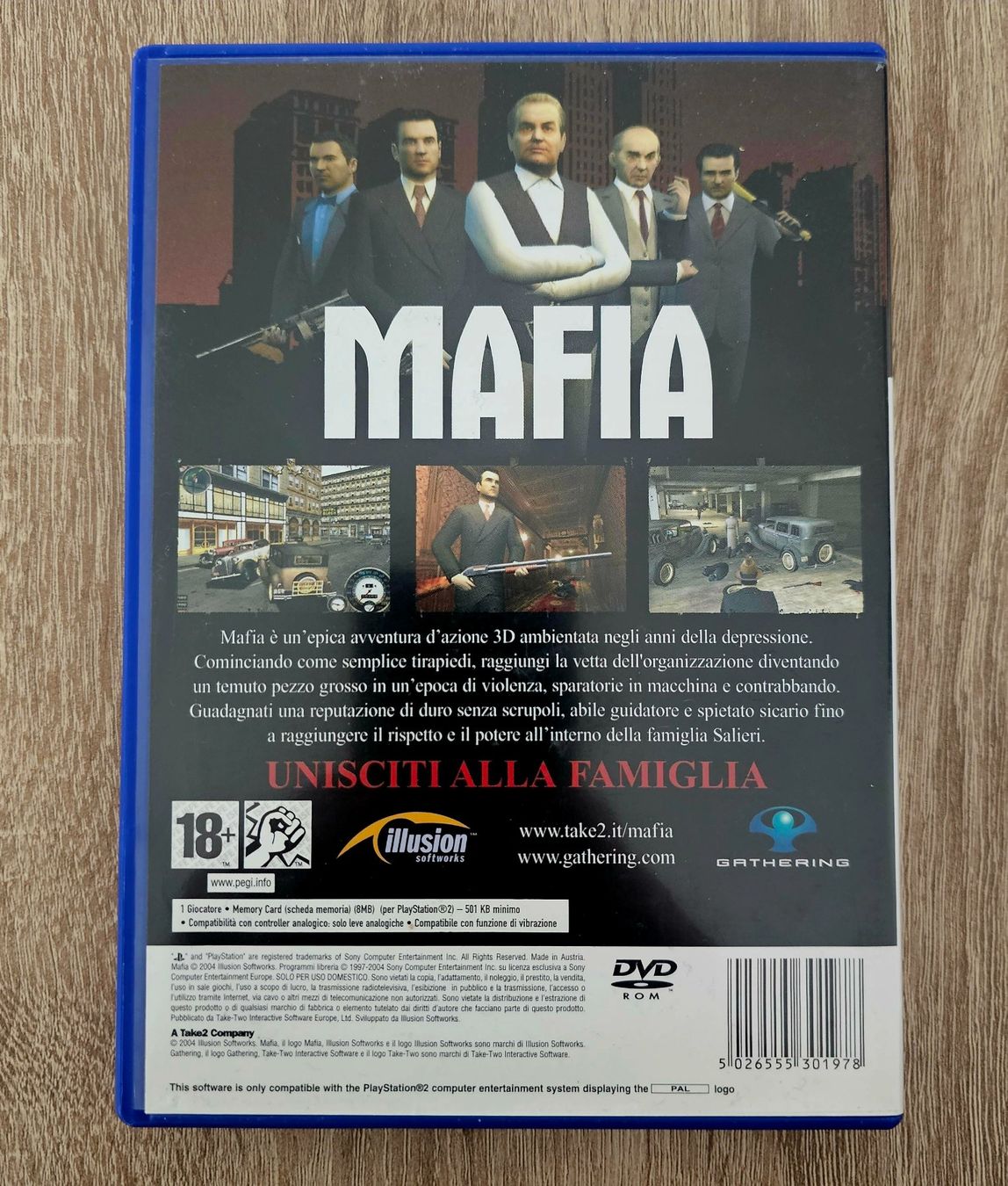 Sony Jeux: Mafia (PS2) Italienische Version – D'occasion à Holziken par Miglioregamesnmore 1